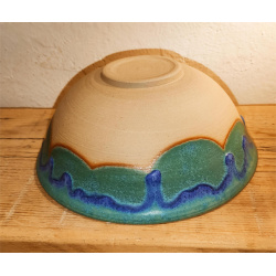 SALADIER BLEU DE CUIVRE EVASE